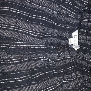 Briggs Black and White Striped Pants